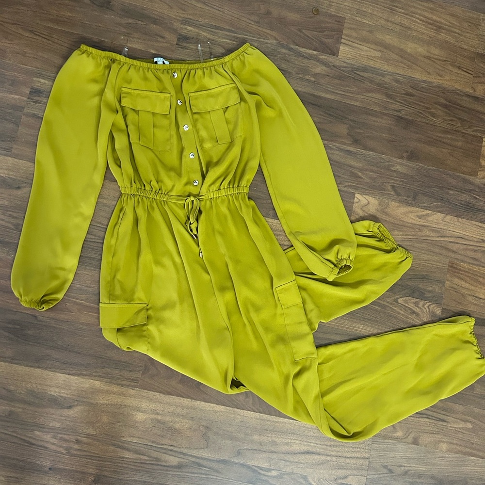 Yellow jumpsuit